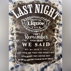 Upcycled Gap Tee Shirt.  Womens XL